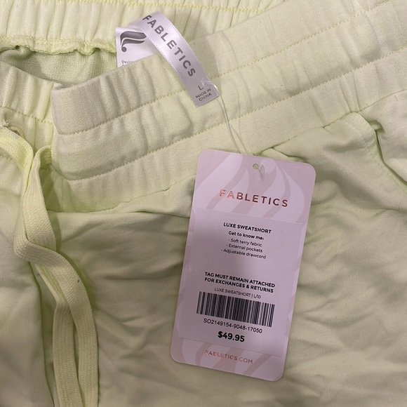 Fabletics • Yellow Shorts - Picture 2 of 2